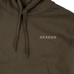Seager Mens Sweatshirt Company Hoodie -ANINE BING Shop Seagergreenhoodee3 1200x 36c40748 7f4c 485a 9bb3 1b44c2f440fe
