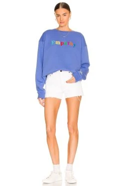 Empathy Always Sweatshirt Blue -ANINE BING Shop TMAY WK1 V4