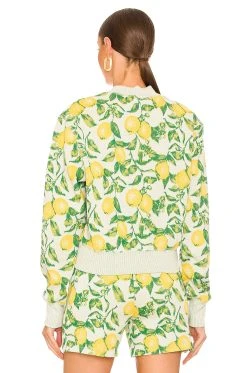 Citron Hyper Reality Knit Crew Sweatshirt Lemonade 8 Citron Hyper Reality Knit Crew Sweatshirt Lemonade -ANINE BING Shop TMON WK10 V3