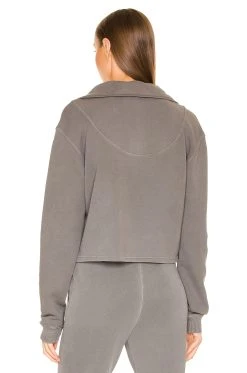 Green The Benny Sweatshirt Charcoal -ANINE BING Shop TULA WK580 V3