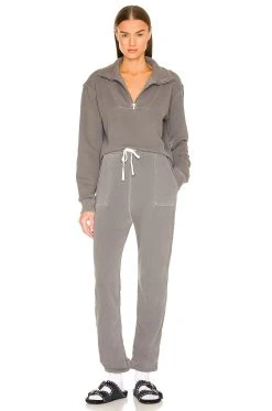 Green The Benny Sweatshirt Charcoal -ANINE BING Shop TULA WK580 V4