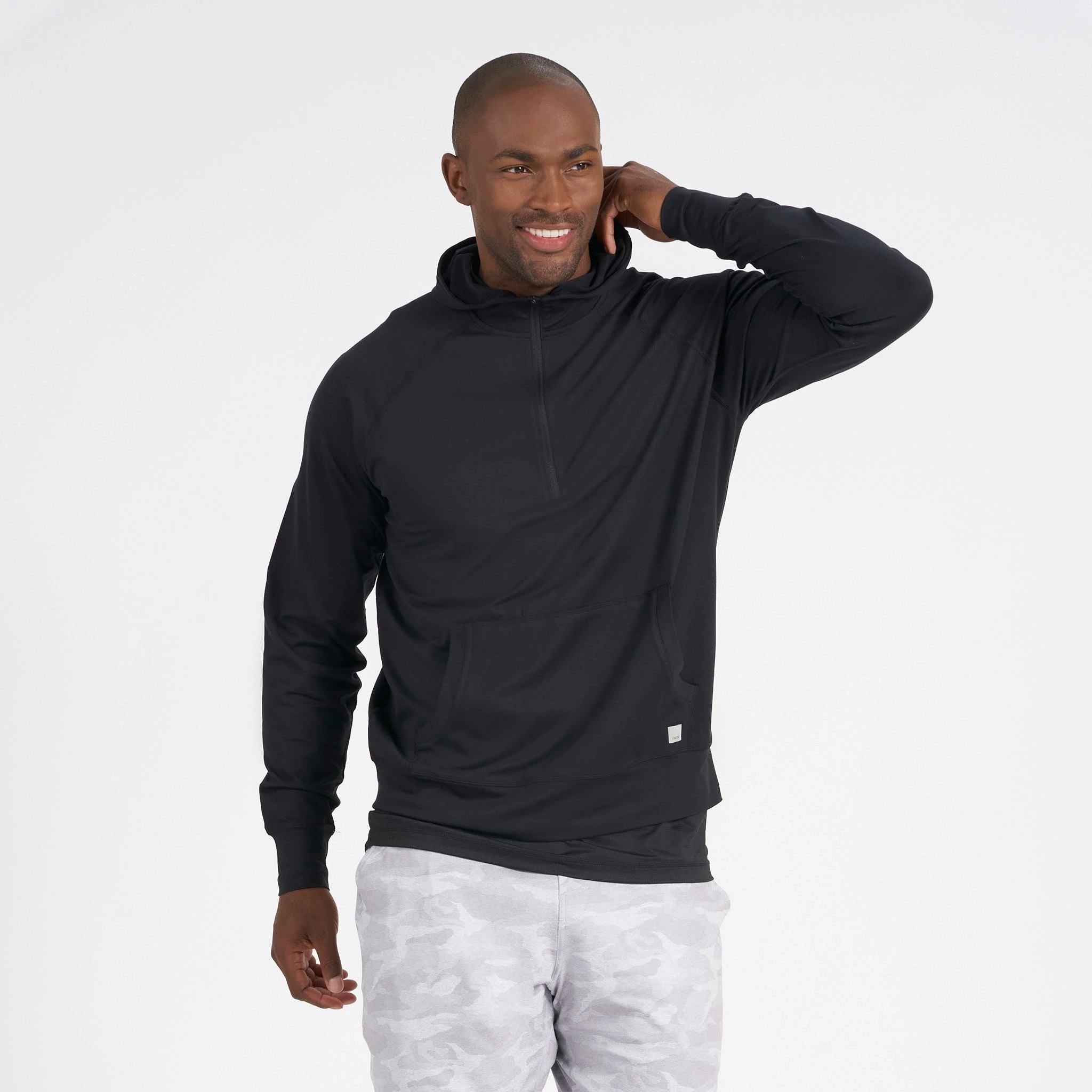 Vuori Mens Sweatshirt Ponto Performance Half Zip Hoodie 3 Vuori Mens Sweatshirt Ponto Performance Half Zip Hoodie