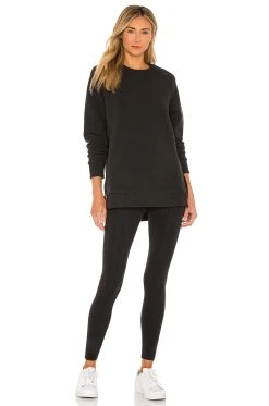 Varley Manning Sweatshirt Black -ANINE BING Shop VARR WK32 V4