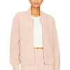 Varley Alia Zip Sweatshirt Mahogany Rose