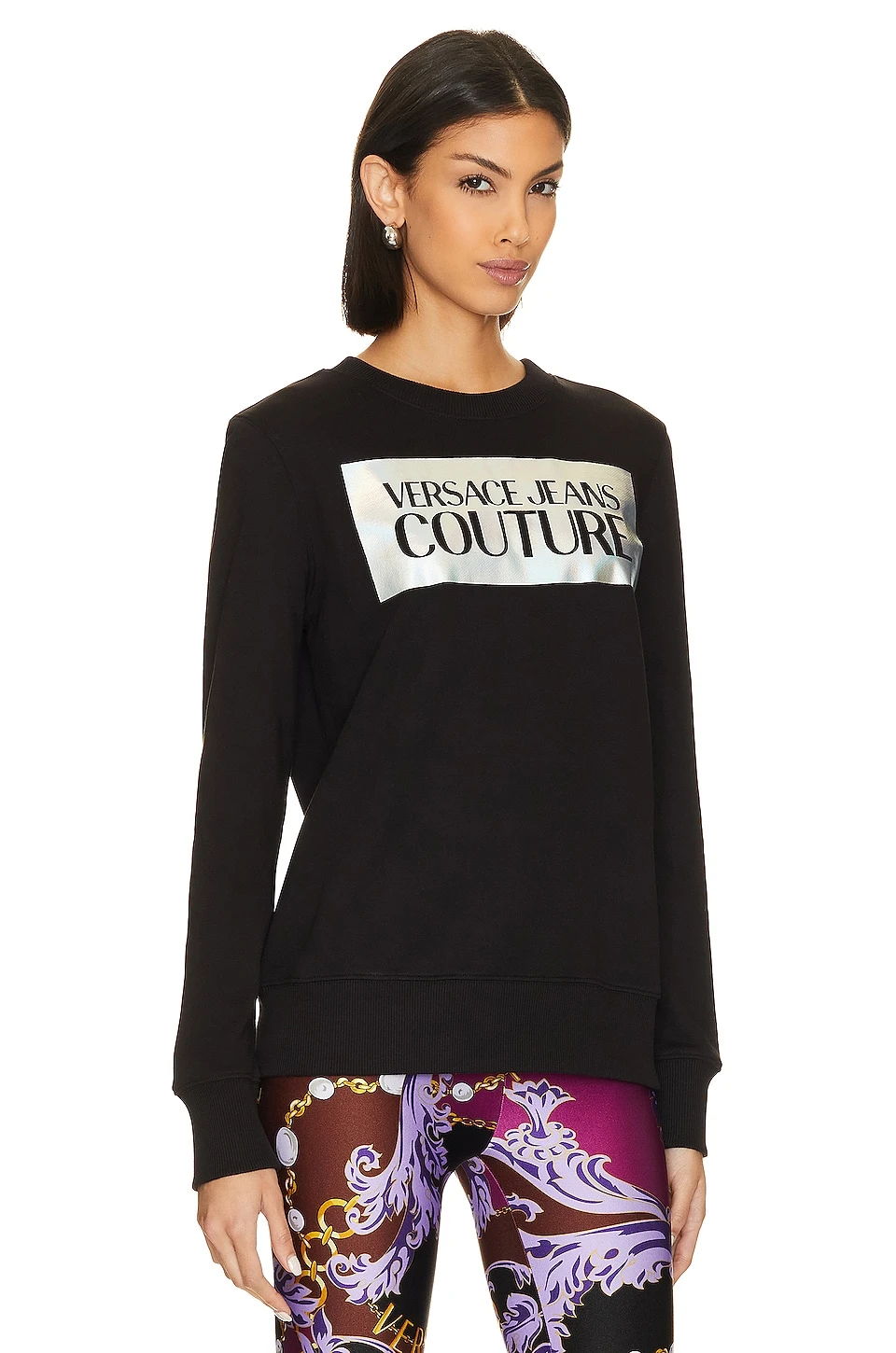 Versace Jeans Couture Sweatshirt Black 4 Versace Jeans Couture Sweatshirt Black - Image 2