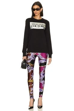 Versace Jeans Couture Sweatshirt Black 9 Versace Jeans Couture Sweatshirt Black -ANINE BING Shop VJEA WK11 V4