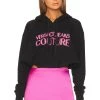 Versace Jeans Couture Sweatshirt Bodysuit Black 2 Versace Jeans Couture Sweatshirt Bodysuit Black -ANINE BING Shop VJEA WS47 V1