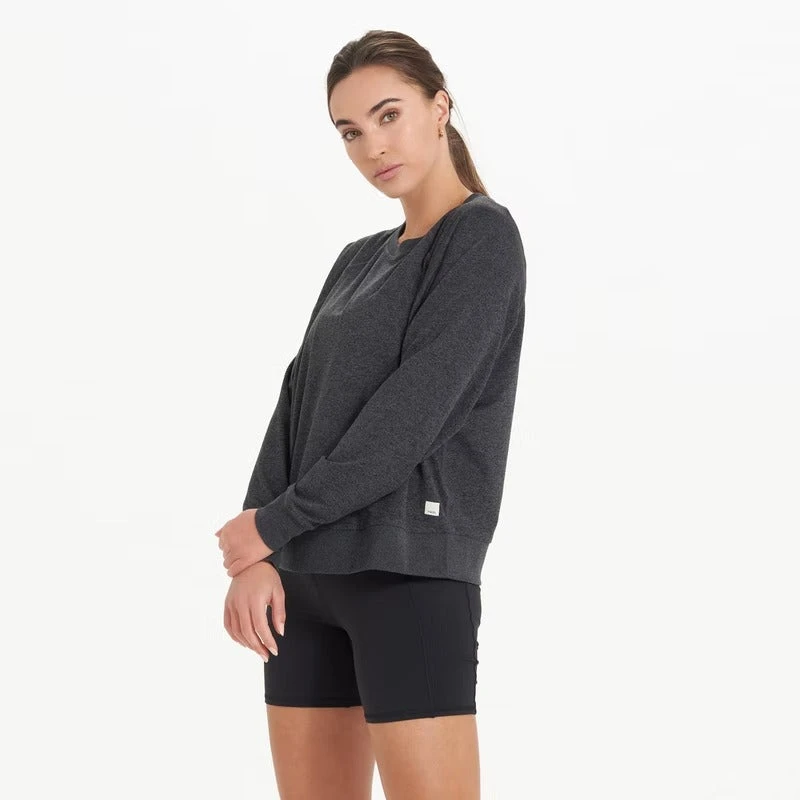 Vuori Womens Sweatshirt Long-Sleeve Halo Crew 19 Vuori Womens Sweatshirt Long-Sleeve Halo Crew - Image 17