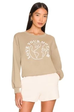 Goldie Sweatshirt Pepper Brown -ANINE BING Shop WBEI WK1 V1 1