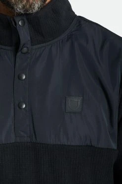 Brixton Mens Sweatshirt Micro Fleece Utility Mock Neck -ANINE BING Shop a57a804b5cf58620880ff203199e5ea9