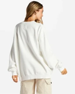 Billabong Womens Sweatshirt Ride In Oversized Crewneck -ANINE BING Shop abjft00281 billabong w wcf0 bck1