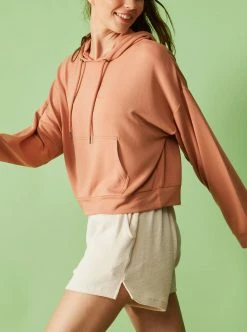 Roxy Womens Sweatshirt Surfing By Daylight Lounge Hoodie -ANINE BING Shop arjft04143 roxy m ckl0 frt2