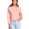 RVCA Womens Sweatshirt Good Times Crewneck -ANINE BING Shop avjsf00193 blh.primary