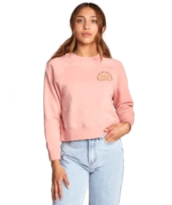 RVCA Womens Sweatshirt Good Times Crewneck
