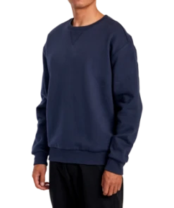 RVCA Mens Sweatshirt Reynold Crew 8 RVCA Mens Sweatshirt Reynold Crew -ANINE BING Shop avyft00296 rvca w nvy sd1