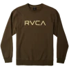 RVCA Mens Sweatshirt Big RVCA Crewneck -ANINE BING Shop avysf00178 olv.primary