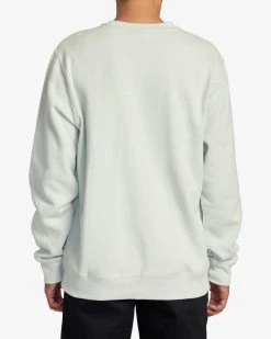 RVCA Mens Sweatshirt Big RVCA Crewneck -ANINE BING Shop avysf00178 rvca w sfs0 bck1