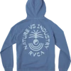 RVCA Mens Sweatshirt Yucca Heights Hoodie -ANINE BING Shop avysf00228 rvca f asb bck1