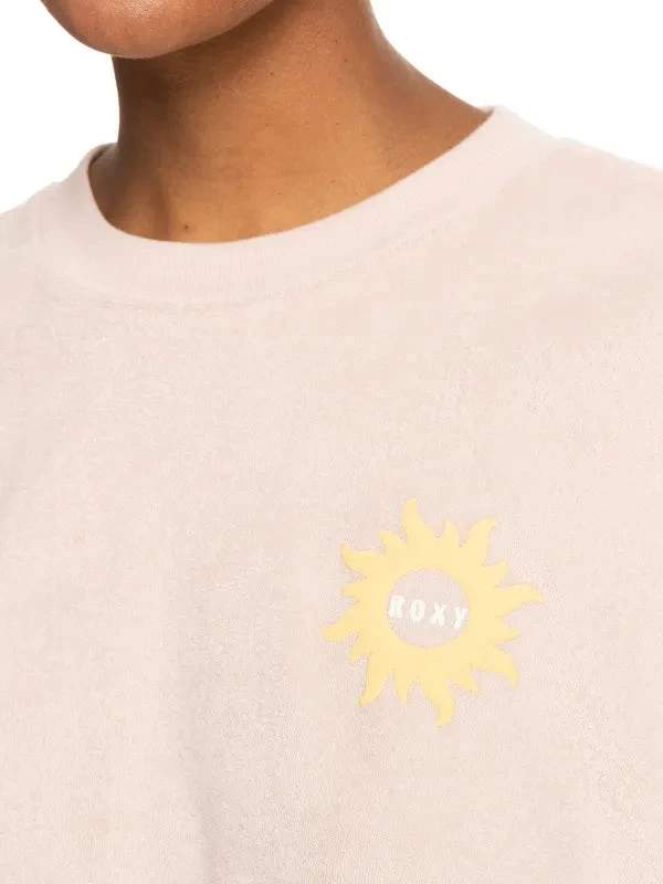 Roxy Womens Sweatshirt Better Not Wait Toweling 6 Roxy Womens Sweatshirt Better Not Wait Toweling - Image 4