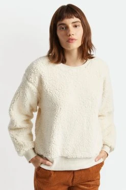 Brixton Womens Sweatshirt Cloud Sherpa Crew -ANINE BING Shop l6oy7ek3tkdikulxz3wv