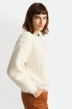 Brixton Womens Sweatshirt Cloud Sherpa Crew -ANINE BING Shop rxafwtp7xwk7isjv4mj8