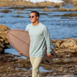 Toes On The Nose Mens Sweatshirt Coastal Crew -ANINE BING Shop toes on the nose coastal fleece detail 3 2000x 6c8300bf b730 4ba8 8a08 d2465cabfb28