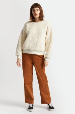Brixton Womens Sweatshirt Cloud Sherpa Crew -ANINE BING Shop yazd1zhgkdattalaot0j